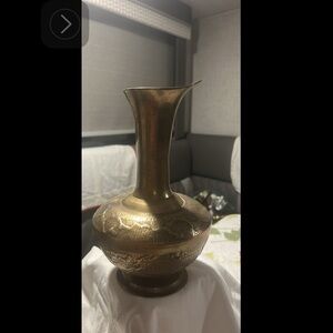 Elegant Large vintage Brass Vase